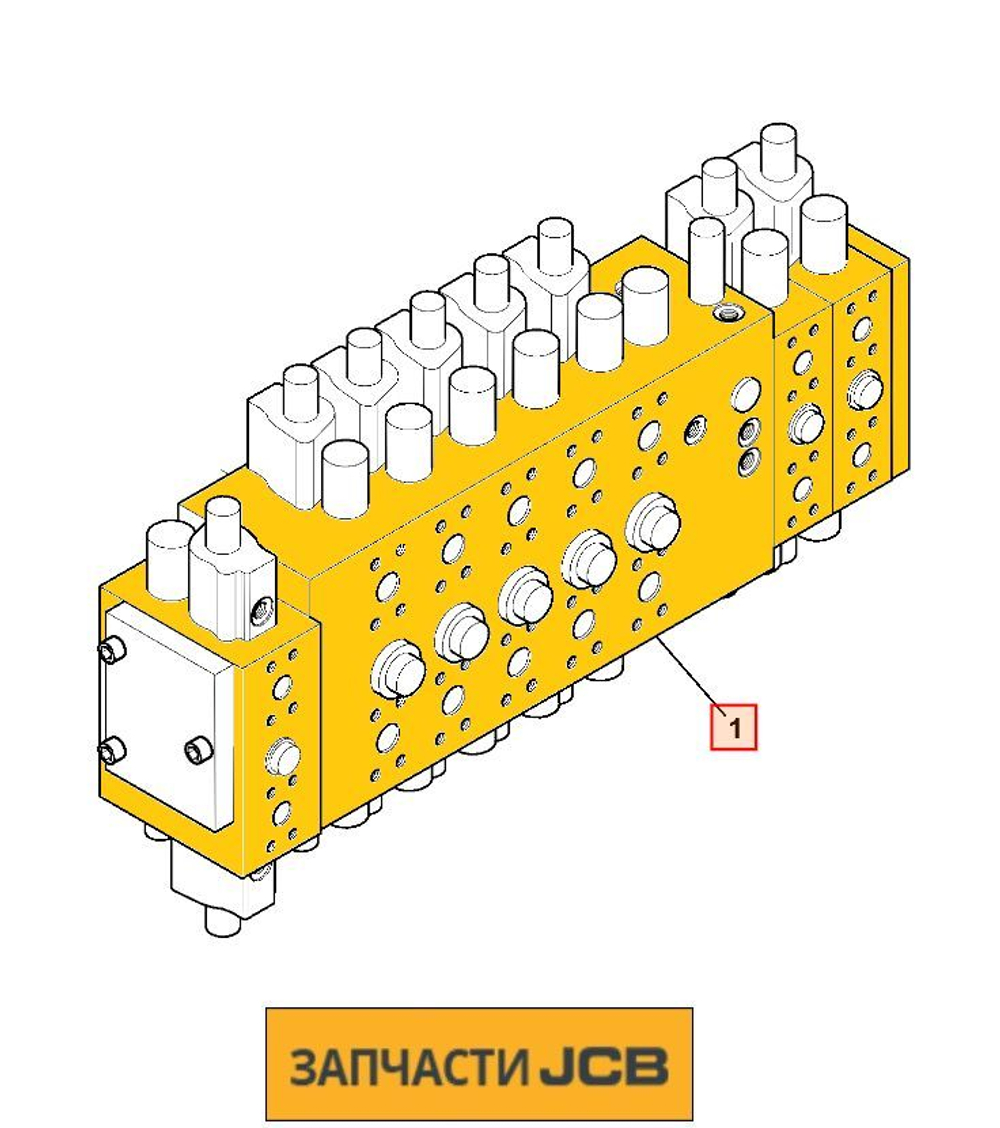 Блок клапанов JCB 25/223331