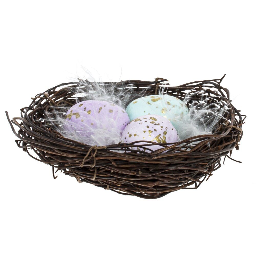 GAEM Изделие декоративное "Гнездо пасхальное", L9,5 W9,5 H2,5 см