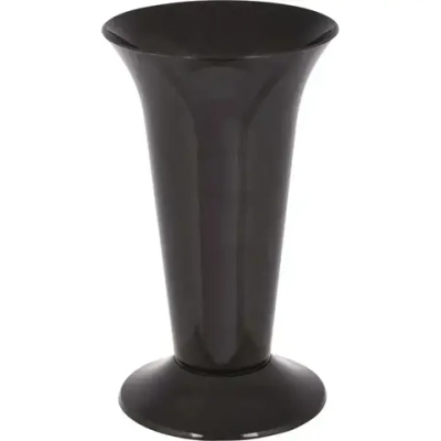 Ваза д/цветов под срезку Д129мм,В217мм (черный)