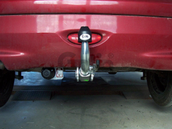 Оцинкованный фаркоп на Peugeot 206 хетчбек 2003-2010 (без электрики), Galia P029A