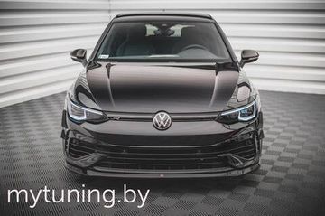 Сплиттер бампера переднего V.2 для VOLKSWAGEN Golf VIII R (20-...)