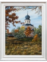 Картина маслом "Федоровский собор" Романов