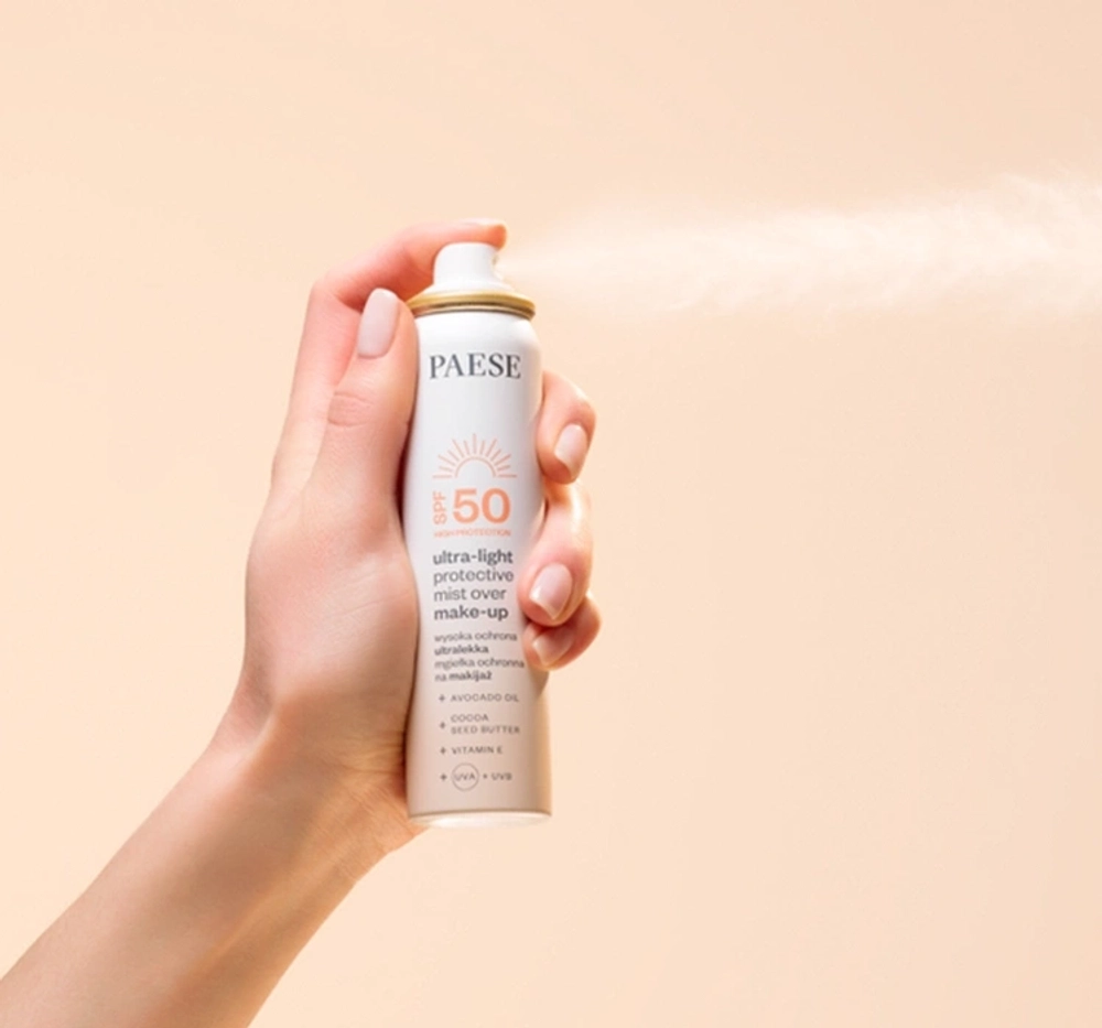 Спрей-фиксатор с спф 50 Paese Mist Over Make-Up