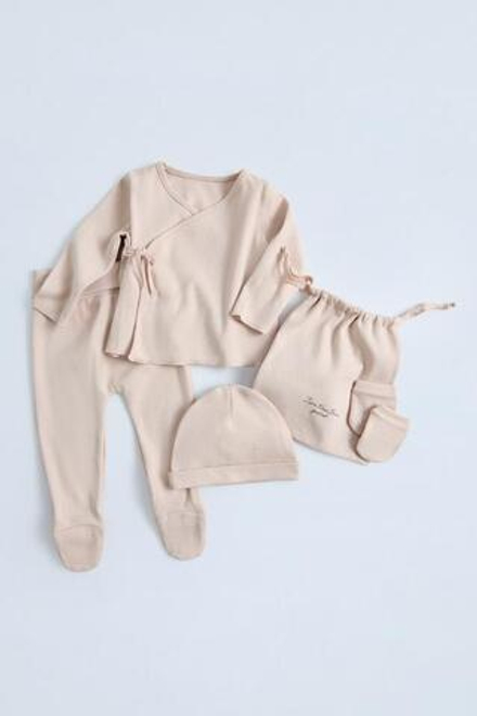 ZARA НАБОР ДЛЯ НОВОРОЖДЕННОГО, ТЕЛЕСНО-РОЗОВЫЙ
