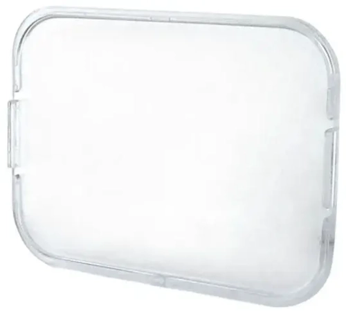 Стекло для электрощитов ЩРУ пластик 2шт. Посадочное место 100мм х 75мм