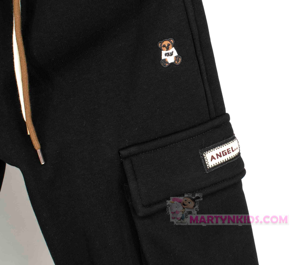 трико - джогеры теплое Мишка ANGEL  4826