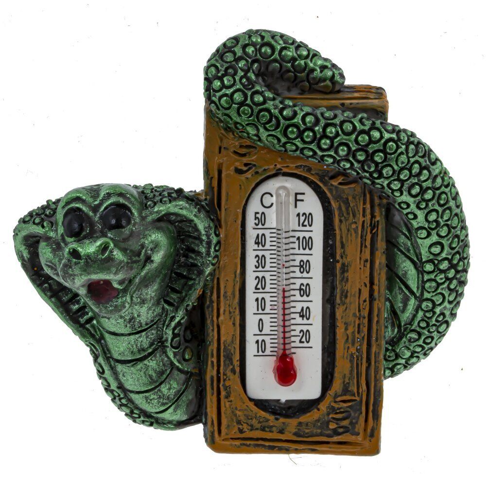 GAEM Магнит с термометром "Змея", L4 W1 H6 см, 4в.