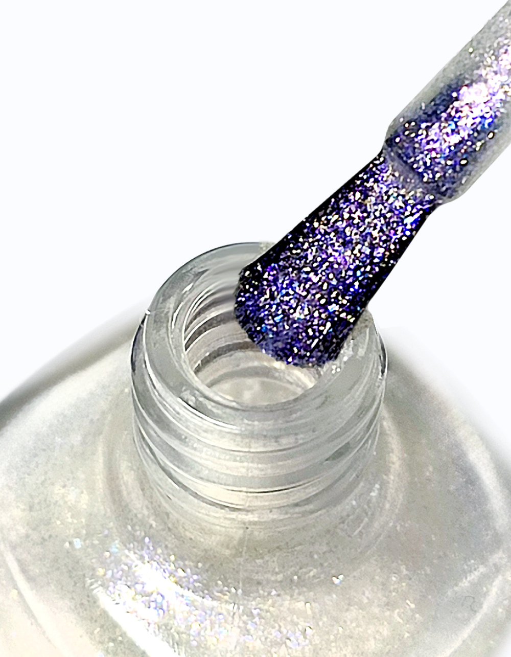 IQ Beauty Sun Highlighter - Укрепитель для ногтей хайлайтер с УФ фильтром Sun Holo, 12,5мл