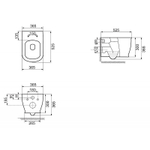 Унитаз BelBagno Prado BB10150CH/BB10150SC подвесной с сиденьем Микролифт