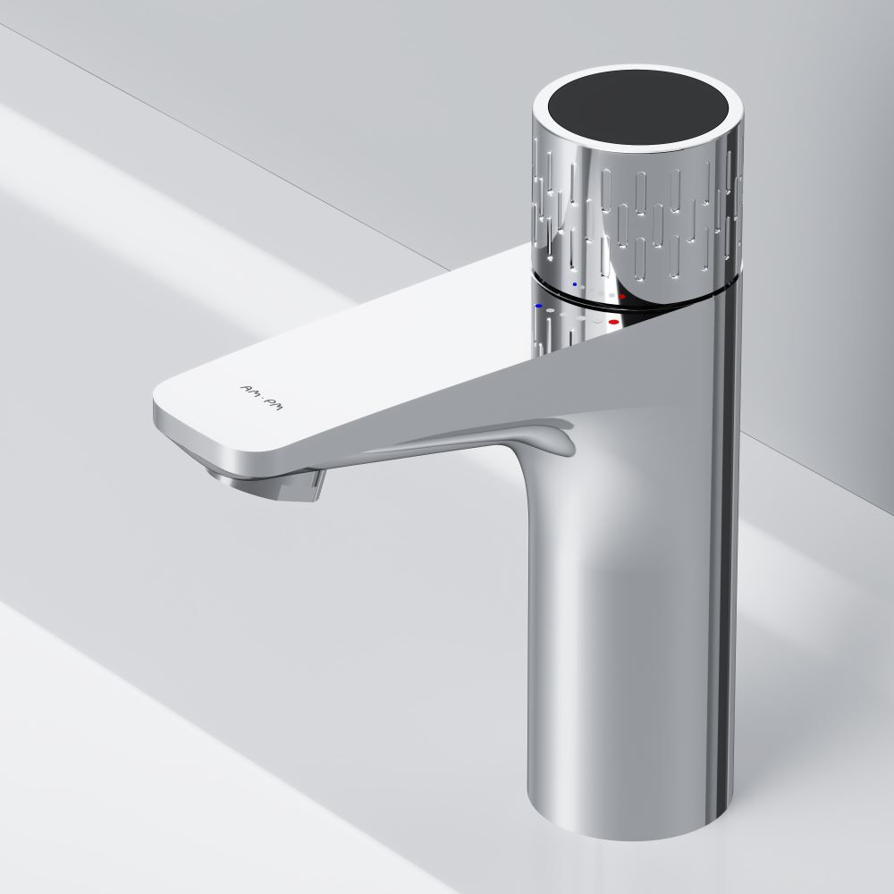 Смеситель для раковины с индикацией температуры AM.PM Gem F90A02400