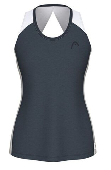 Женский топ теннисный Head Play Tech Tank - navy