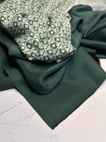 Костюмно-плательная смесовая однотонная поливискоза (64%полиэстер/33%вискоза/3%эластан, Зеленый Диор, 152, 285 гр/м2)