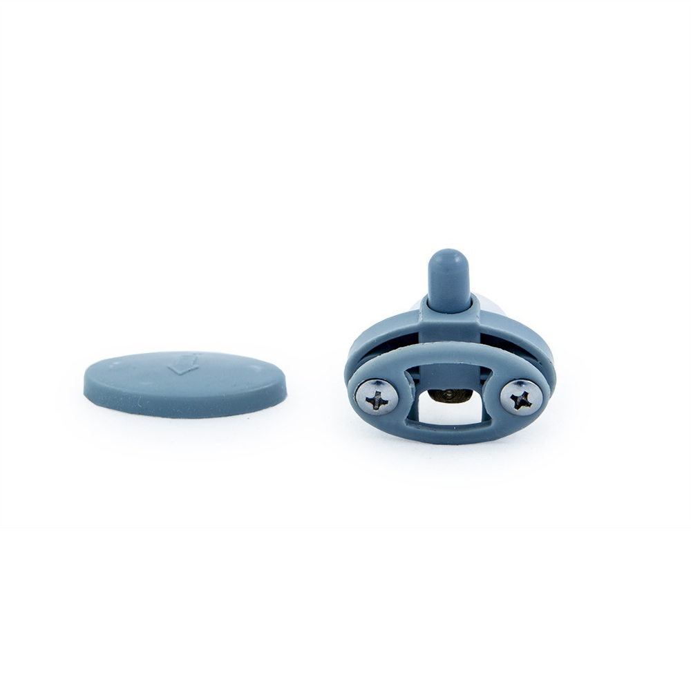 Ролик нижний Ø 23 мм одинарный, кнопочный под 2 отверстия для душевой кабины DC 1042