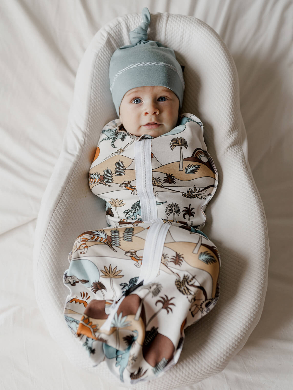 Пелёнка-кокон Mjölk Dinoworld, уценка