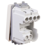 Кнопка модульная, "Avanti", "Ванильная дымка", 1 модуль