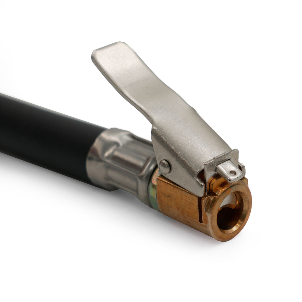 Пистолет накачки ROSSVIK RIG-016G с механическим, гидрозаполненным манометром, 0-16бар