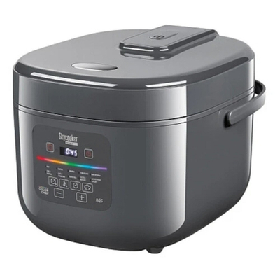 Мультиварка REDMOND MC100S Мультиварка, 860 Вт, 5 л, 12 программ, чёрный/ металлик