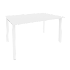 Onix Стол переговорный O.MP-PRG-1.3 Белый Бриллиант/Металл Белый 1380*980*750