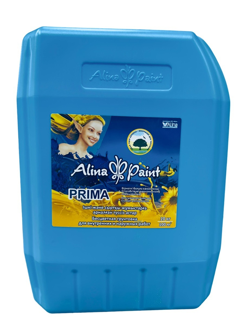 ГРУНТОВКА УНИВЕРСАЛЬНАЯ ALINA PAINT PRIMA БЕЦВЕТНАЯ 10КГ