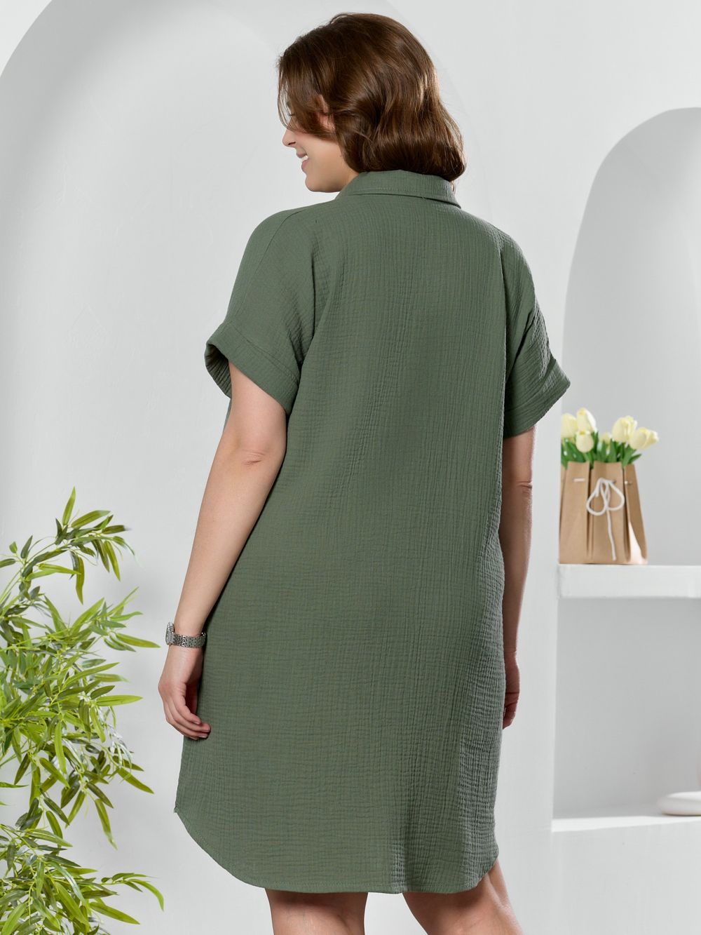 Платье Вуаль-5 Виотекс ХАКИ