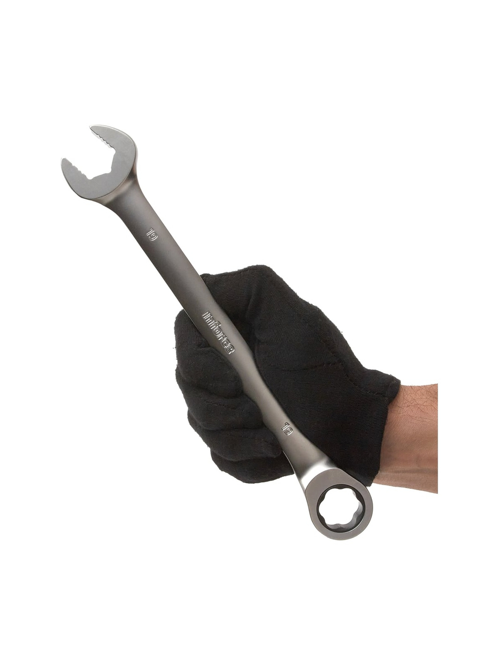 Комбинированный трещоточный ключ 19мм Inforce, Сталь Cr-V, 72 зуба, профессиональный, 06-05-84