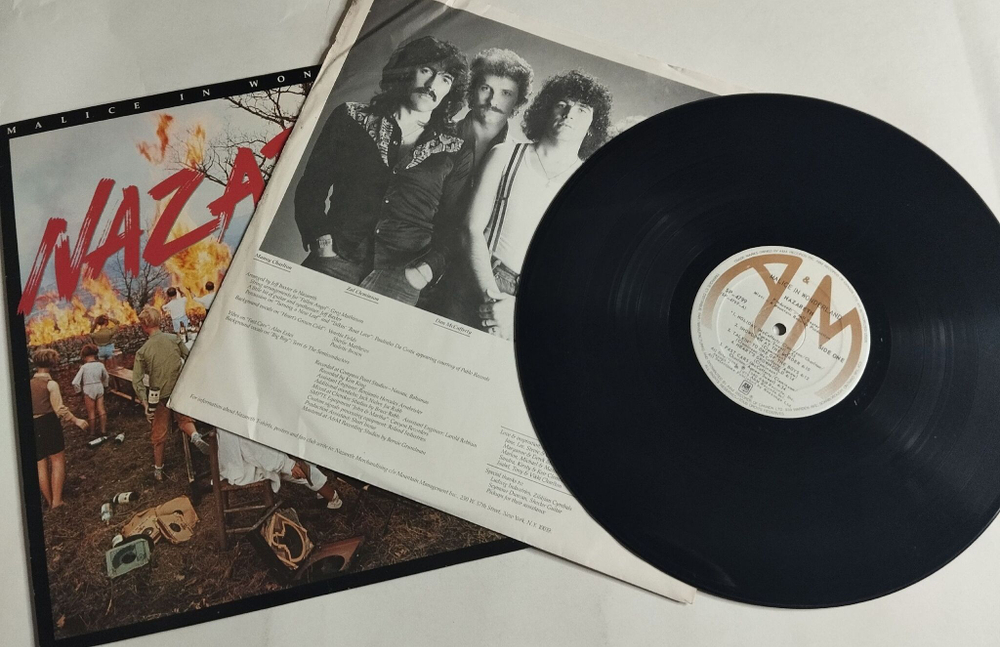 Винтажная виниловая пластинка LP Nazareth Malice In Wonderland (USA 1980)