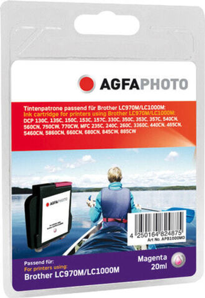 Картридж струйный пурпурный 1 шт AgfaPhoto Holding GmbH APB1000MD
