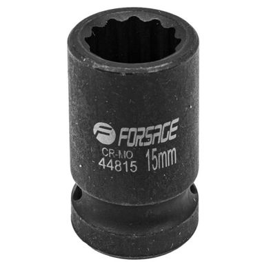 Головка ударная 15мм 12гр. 1/2'' Forsage F-44815