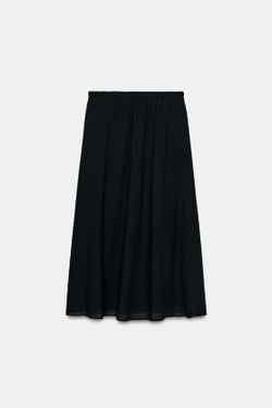 ZARA ДЛИННАЯ ЮБКА — ZW COLLECTION, ЧЕРНЫЙ