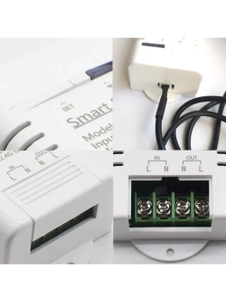 Умное Wi-Fi реле 16A RF433МГц c внешним датчиком Алиса
