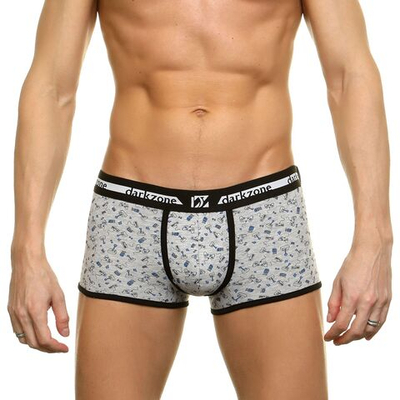 Серые трусы-боксеры с принтом в виде джойстиков (Размер: XL) (Цвет: серый)