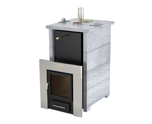 Банная печь ИзиСтим Сочи в трехстороннем кожухе