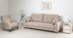 Диван кровать Плимут, Бежевый