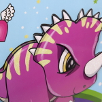 Пакет подарочный «Дракоша» 31х40 см, микс