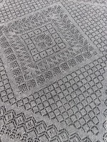 Оренбургский пуховый платок-паутинка А120-02 экрю