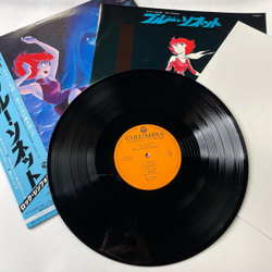 Винтажная виниловая пластинка LP Музыка Из Анимэ Голубоглазая Соннет, Dune, Blue Sonnet, Rock Symphony (Япония 1982) (Оби) (С Постером)