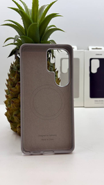 LEATHER CASE c MagSafe для Samsung S26 Ultra