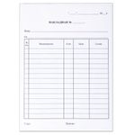 Бланк бухгалтерский, офсет, 2-слойный самокопирующийся, "Накладная", А5 (151х208 мм), СПАЙКА 50 шт., 130051