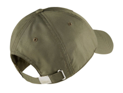 Кепка теннисная Nike H86 Metal Swoosh Cap - medium olive/metallic silver