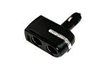 Разветвитель автоприкуривателя, 2 гнезда, 1хUSB (5В, 1000мА) REXANT