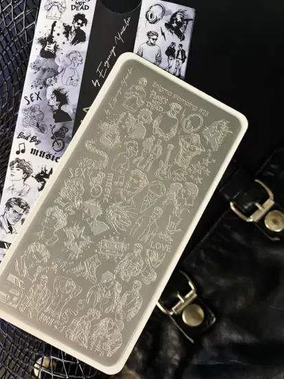 Пластина для стемпинга Enigmanic Stamping №025