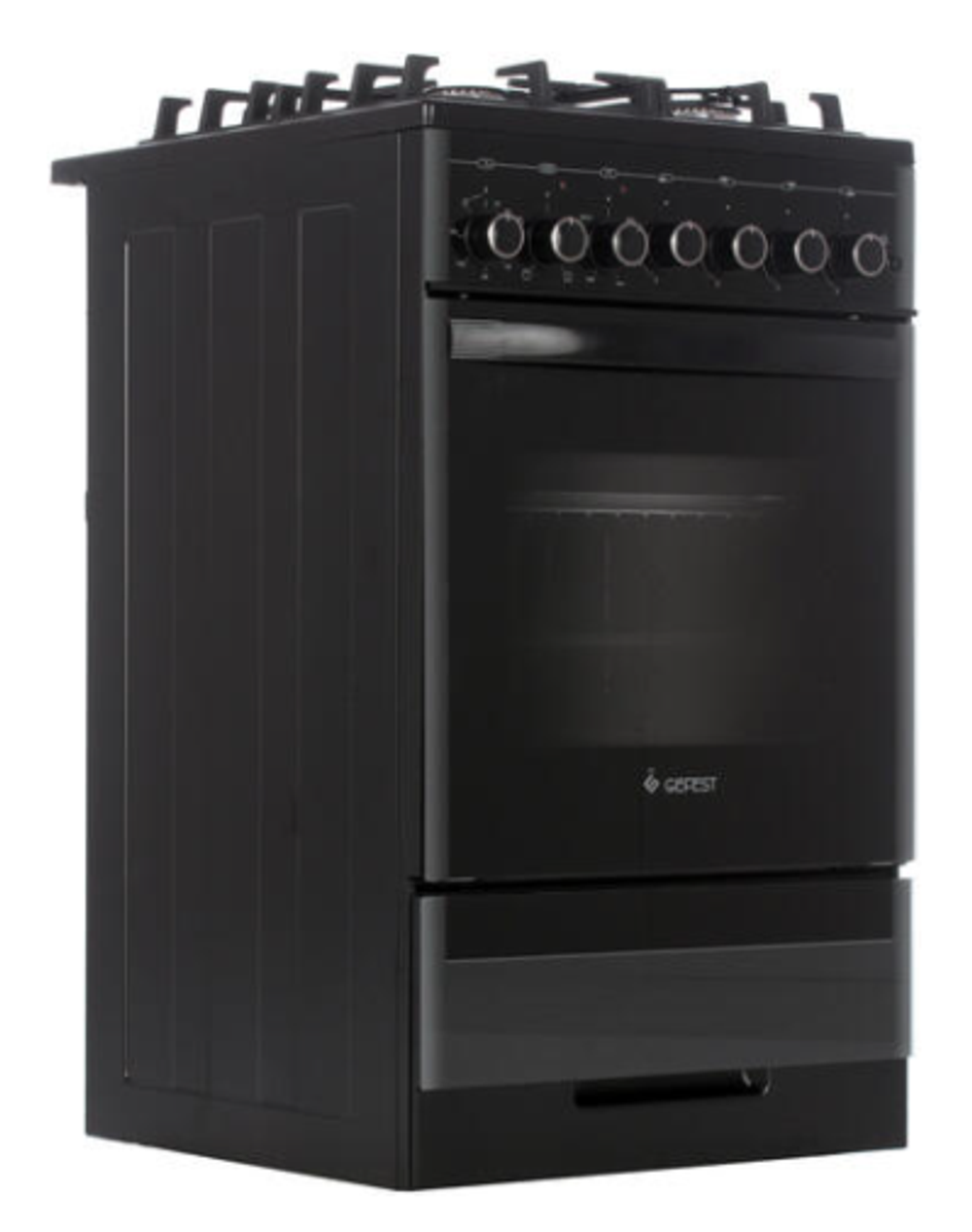 Плита газовая GEFEST ПГЭ 5502-02 0044 (черн с раств рис)