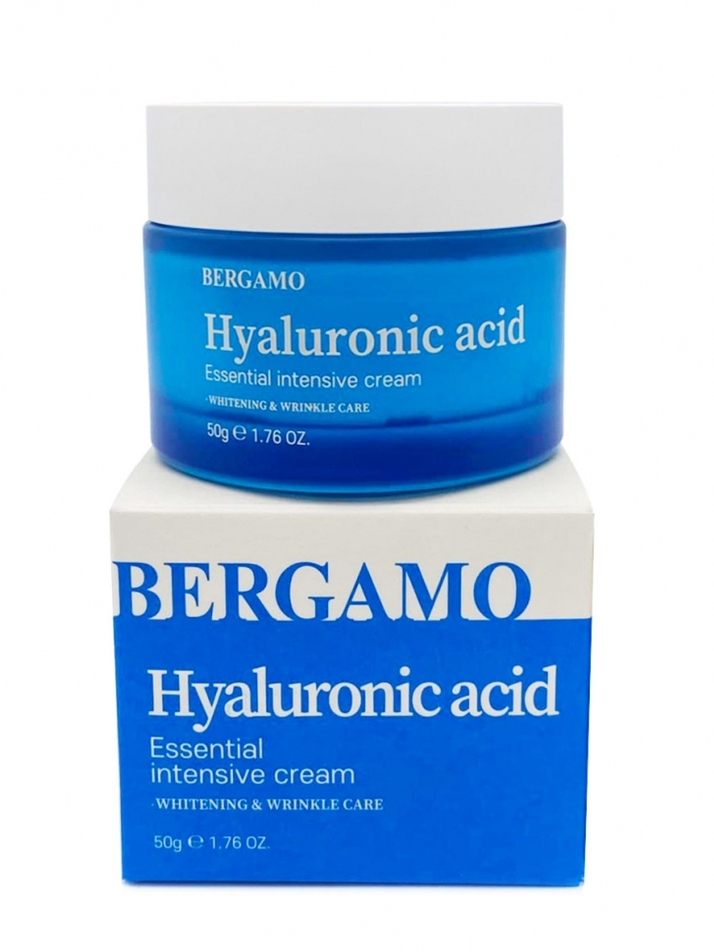 [Bergamo] Hyaluronic Acid Essential Intensive Cream - Крем для лица с гиалуроновой кислотой, 50 г