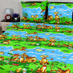 Комплект постельного белья "IS. ВЕСЁЛЫЕ ЩЕНКИ", бязь, 100% хлопок.