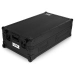 Кейс UDG Ultimate Flight Case Single Turntable Battle/ PLX-CRSS12 & 10"/12" Mixer Black Plus (Laptop Shelf, Trolley & Wheels)