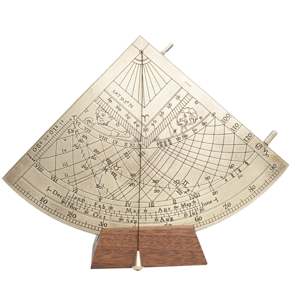 Квадрант Гюнтера Gunter's Quadrant 15х 0 Hemisferium Бронзовый