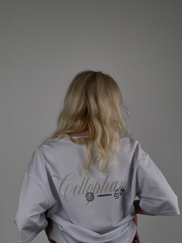 Футболка Сellophane 22 Белая - фото 14