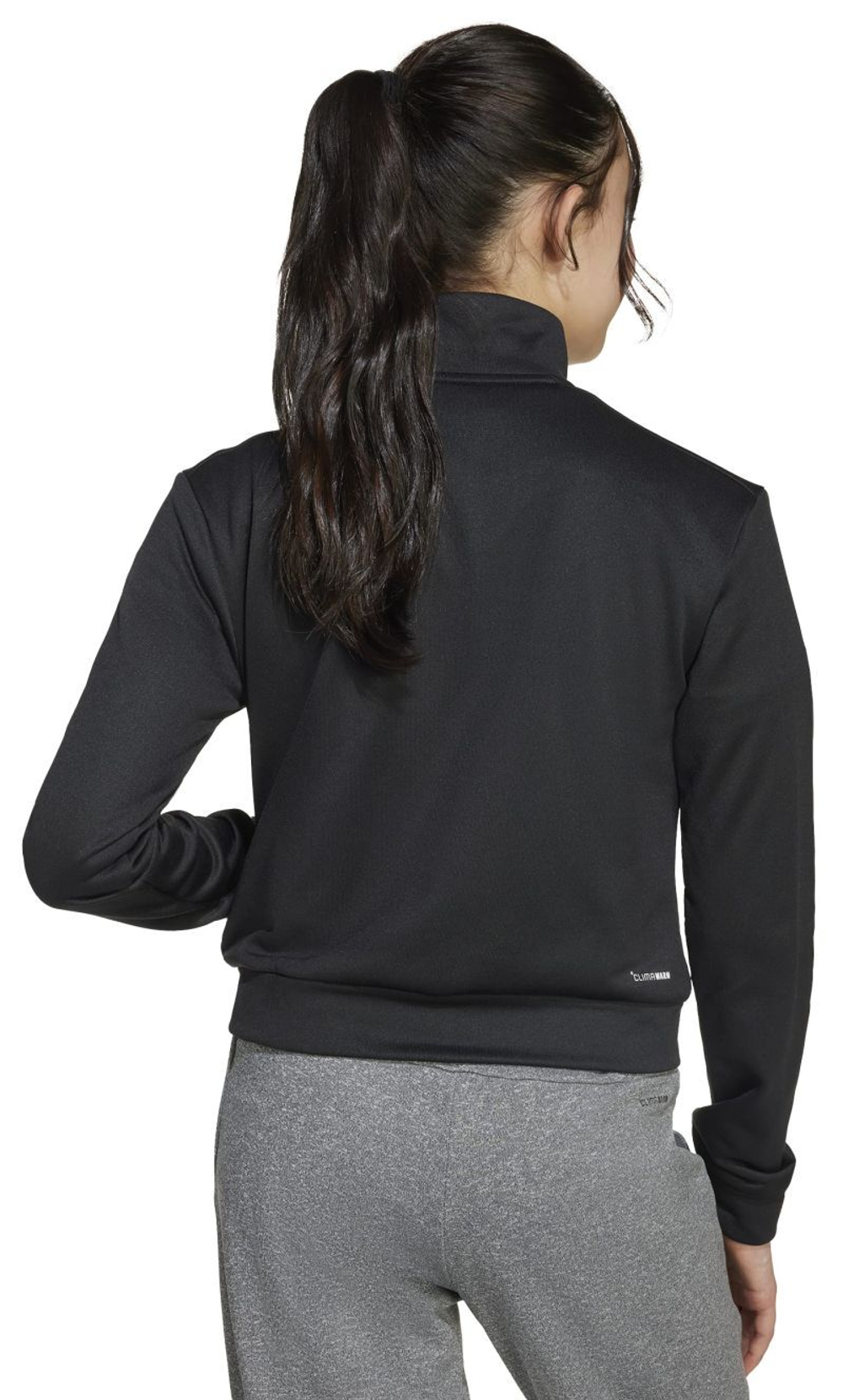 Кофта для девочки теннисная Adidas Junior Train Essentials Game & Go - black/white