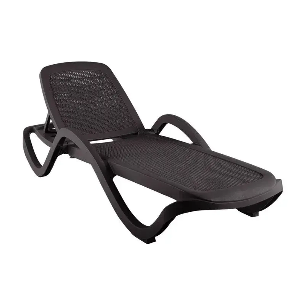 Шезлонг CAPRI плетеный мокко 1940х310мм