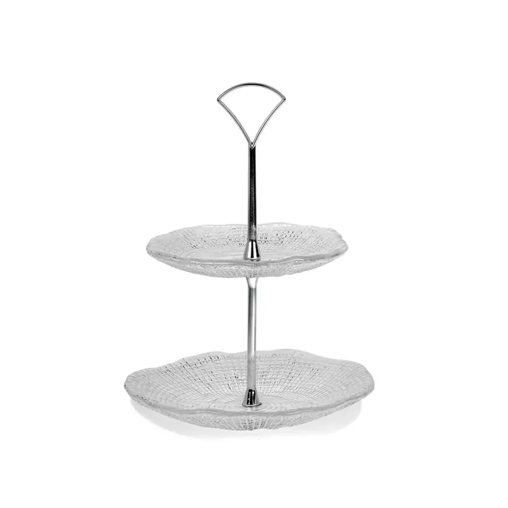 Этажерка двухъярусная Diamante (24.5 см)